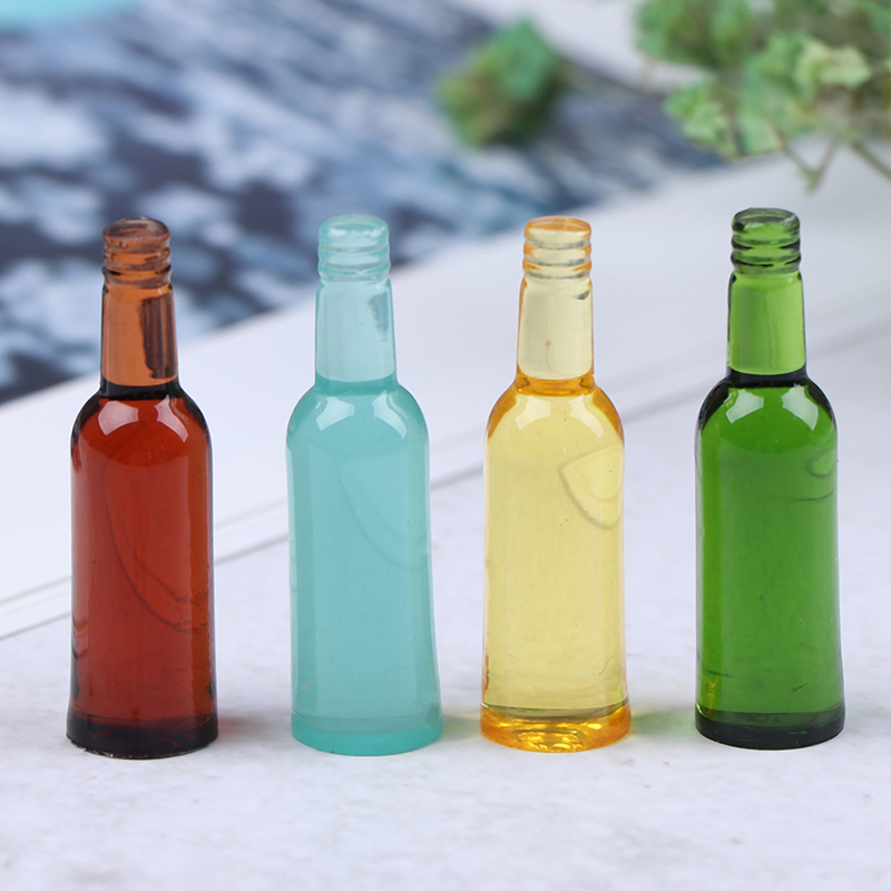 Wine Y Beer - 6pcs 1:12 Dollhouse Miniature Beer Wine