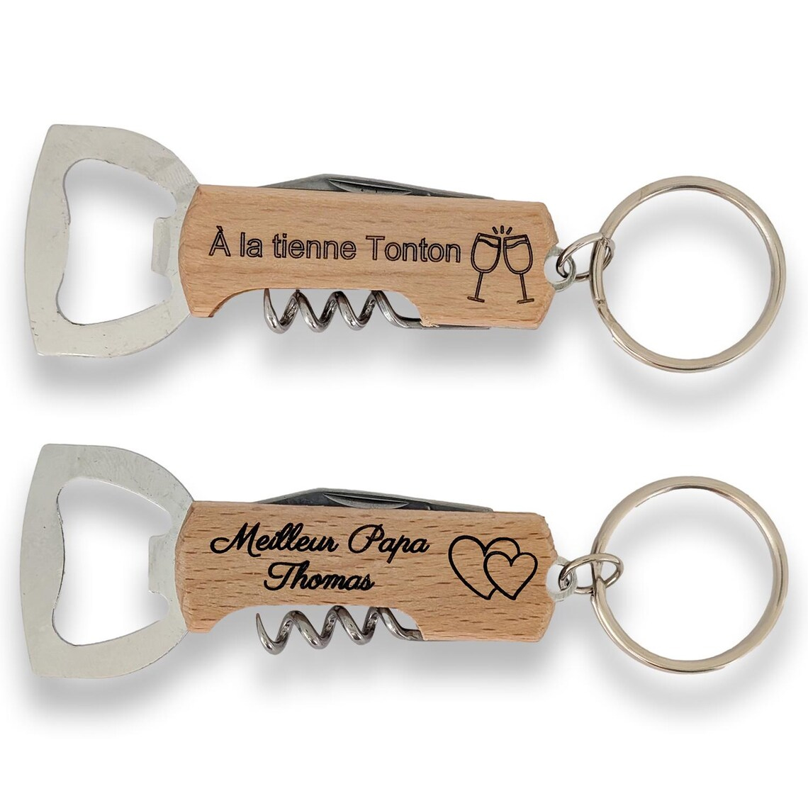 Wine Y Beer - 50*Personalized Beer/Wine Bottle Opener, Multifunctional Portable