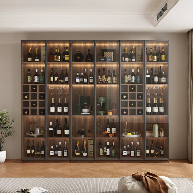 Wine & Beer Packages - Home Living room glass display cabinets