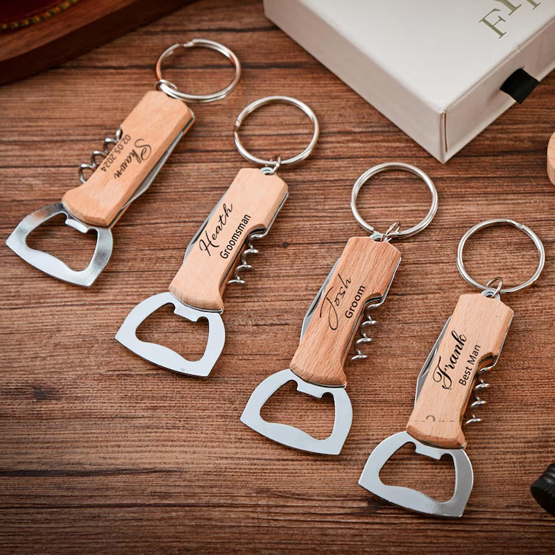 Wine Y Beer - Personalized Beer/Wine Bottle Opener, Multifunctional Bottle