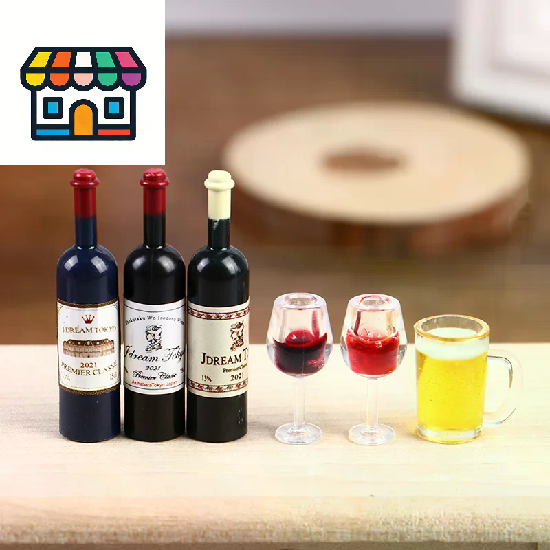 5Pcs 1:12 Dollhouse Miniature  – обзор и цена Wine Y Beer