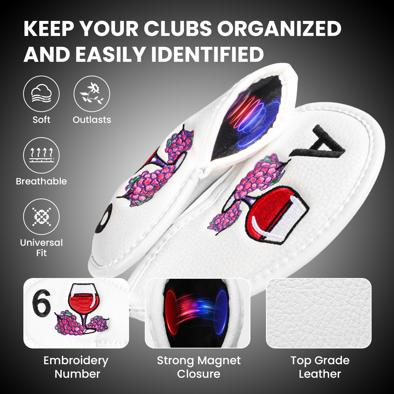 Magnetic Golf Club Head Covers – обзор и цена Wine & Beer Packages