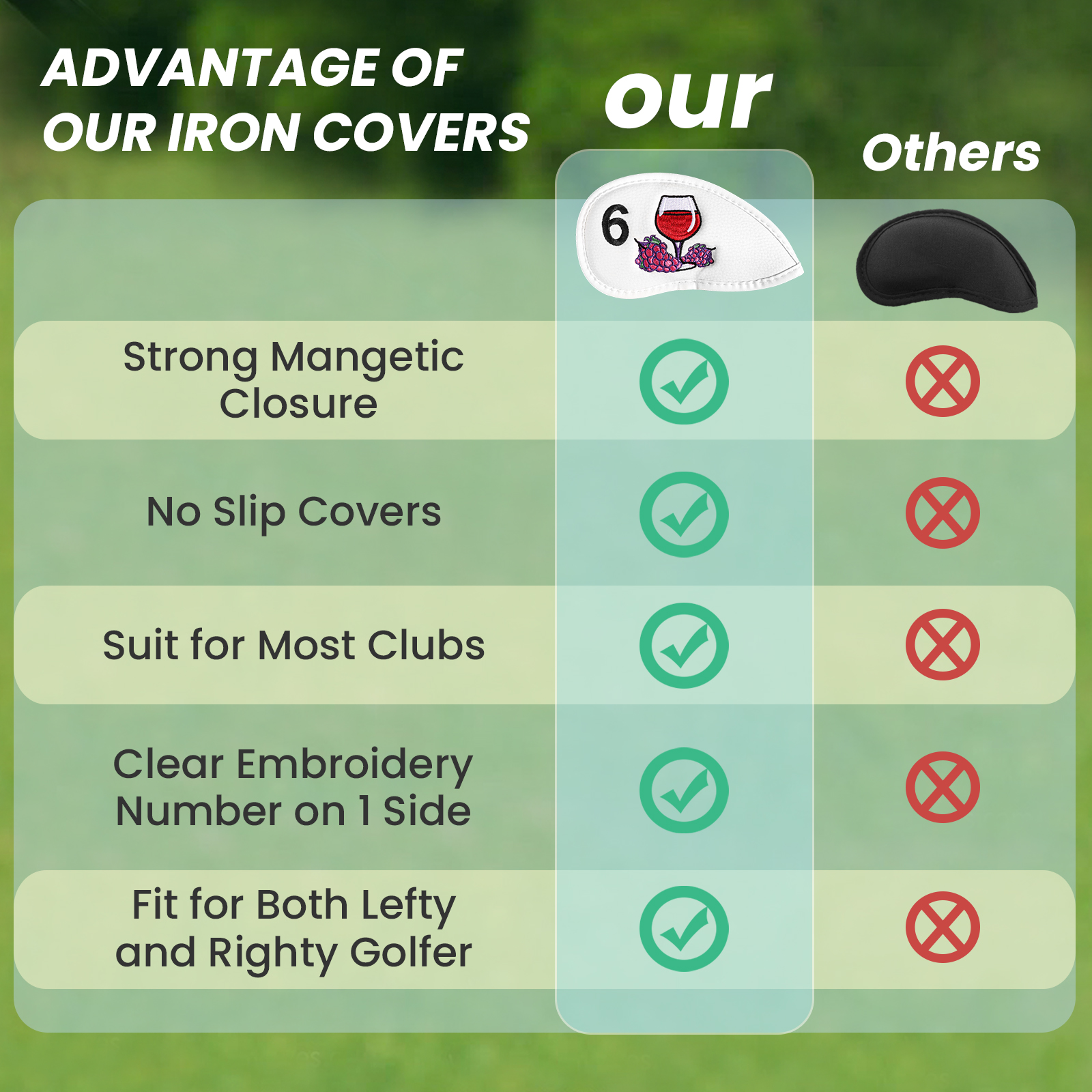 Magnetic Golf Club Head Covers – обзор и цена Wine & Beer Packages