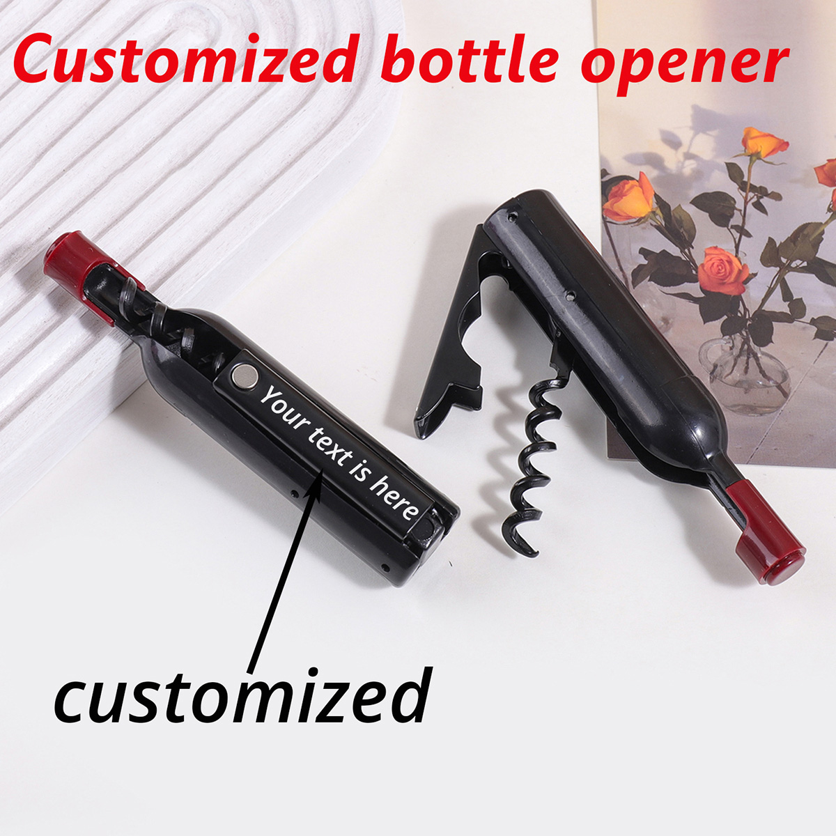 Custom Text Wine Opener Person – обзор и цена Wine In Beer Name