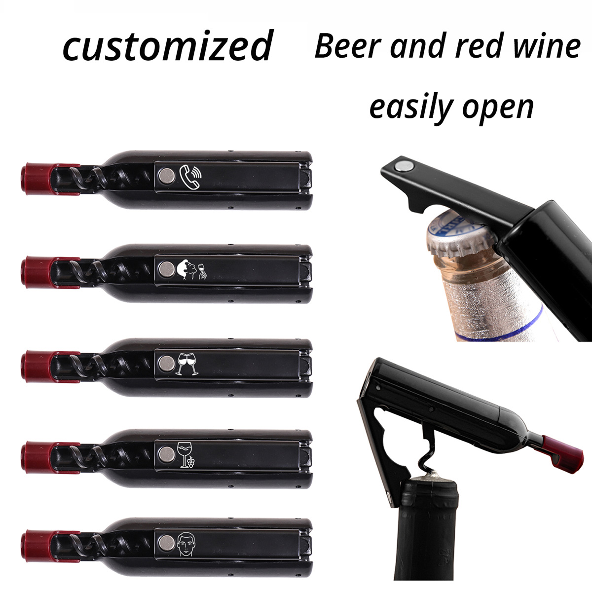 Custom Text Wine Opener Person – обзор и цена Wine In Beer Name