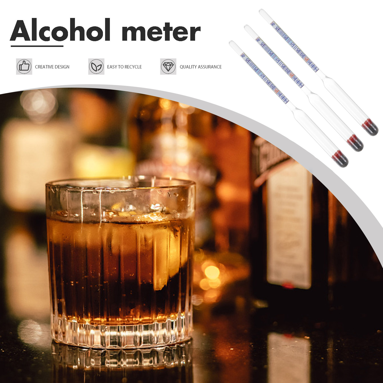 5Pcs High Accuracy Glass Alcoh – обзор и цена Wine To Beer Alcohol