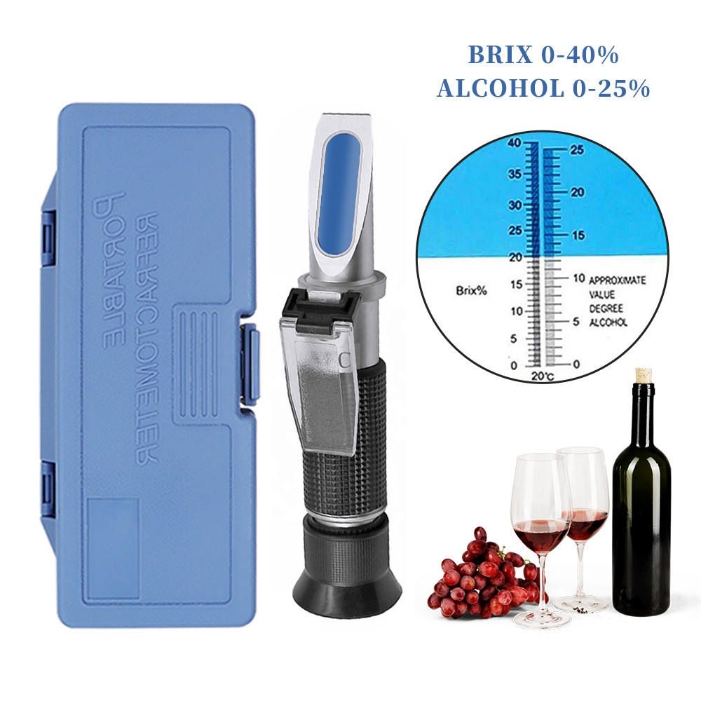 Handheld 0~40% Sugar Refractom – обзор и цена Wine To Beer Alcohol