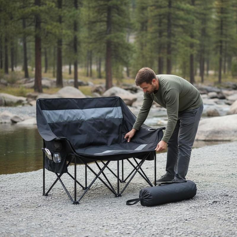 Double Camping Chair, Oversize – обзор и цена Wine Bag Carry Two