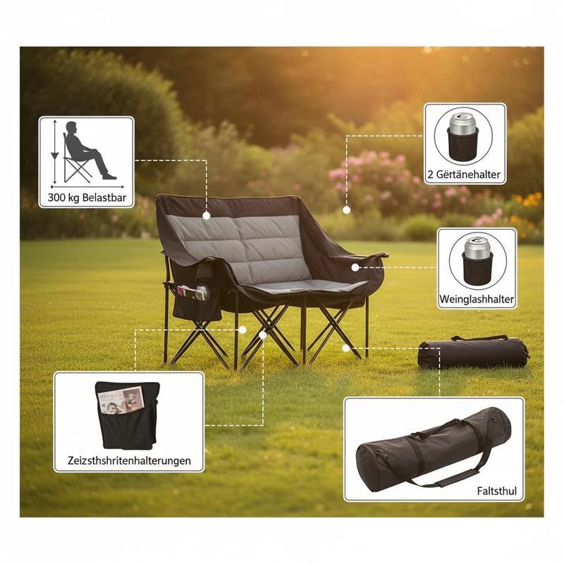 Double Camping Chair, Oversize – обзор и цена Wine Bag Carry Two