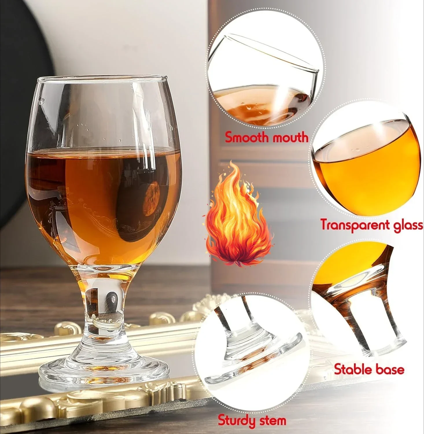 Set of 48 Clear Glasses 13.5 o – обзор и цена Wine Beer Glass Set