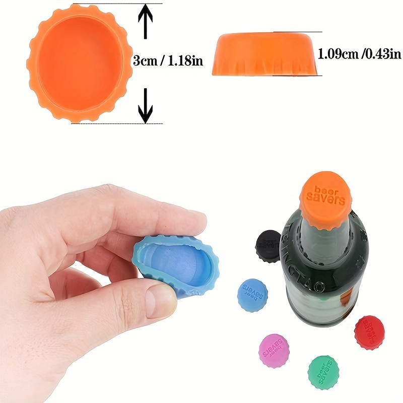 6pcs Set Reusable Silicone Bot – обзор и цена Wine Beer And More