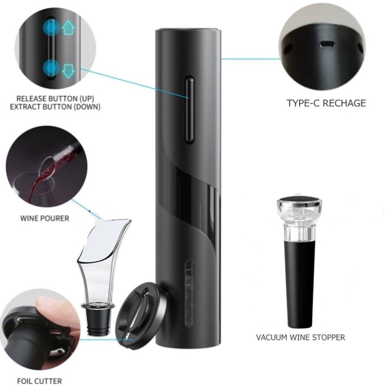 Rechargeable Multifunction Ele – обзор и цена Wine In Beer Bottle