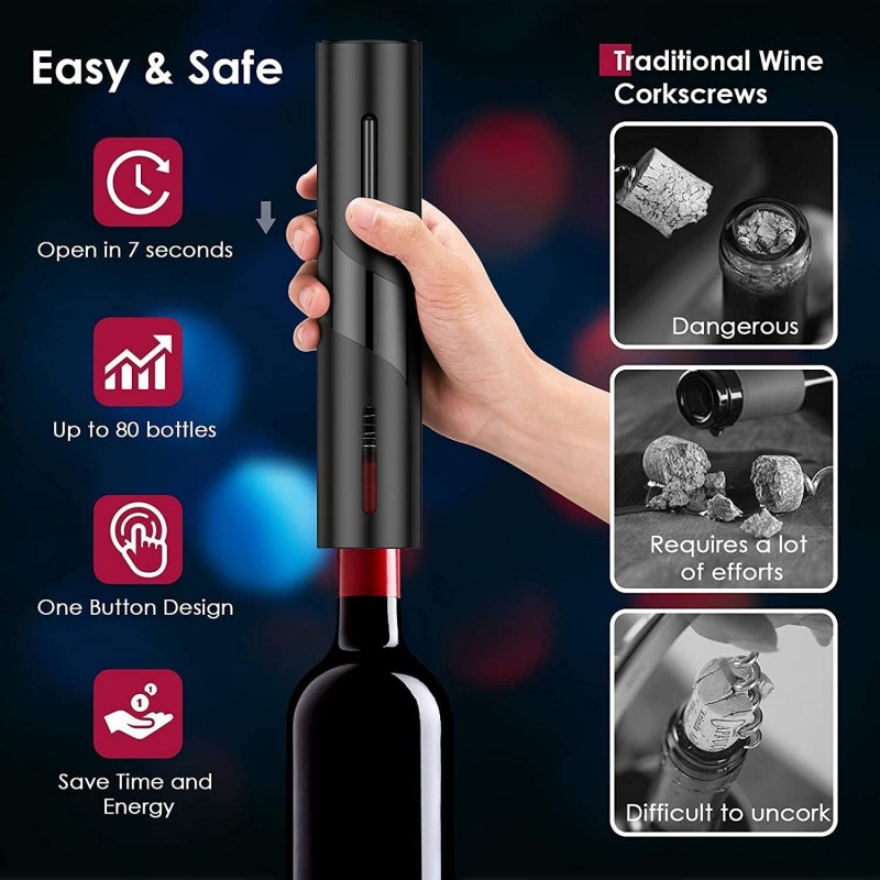 Rechargeable Multifunction Ele – обзор и цена Wine In Beer Bottle