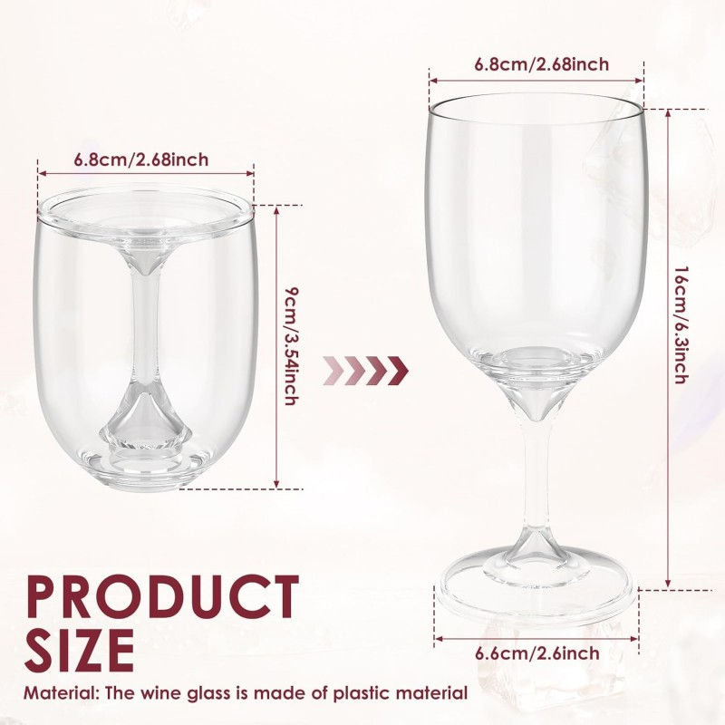 Folding Wine Glass Transparent – обзор и цена Wine & Beer Packages
