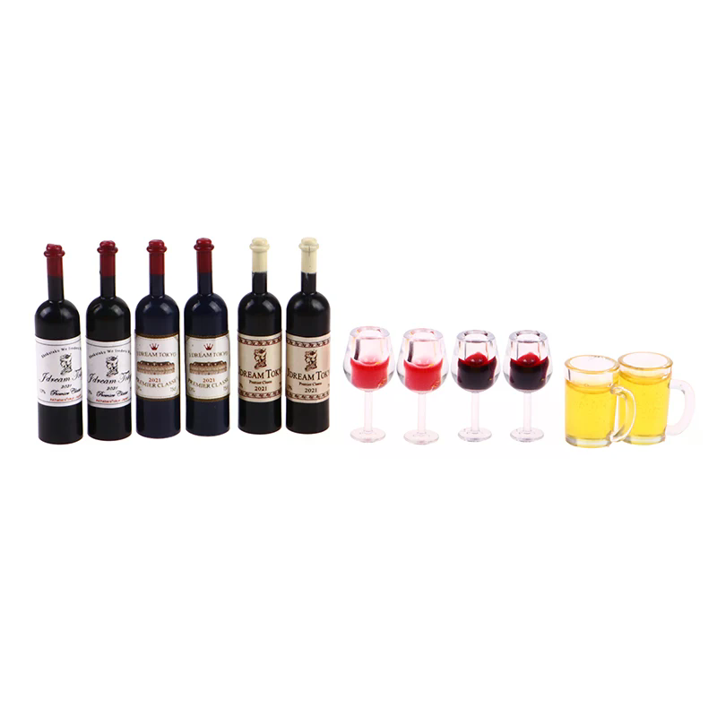 5pcs 1:12 Dollhouse Miniature  – обзор и цена Wine Y Beer
