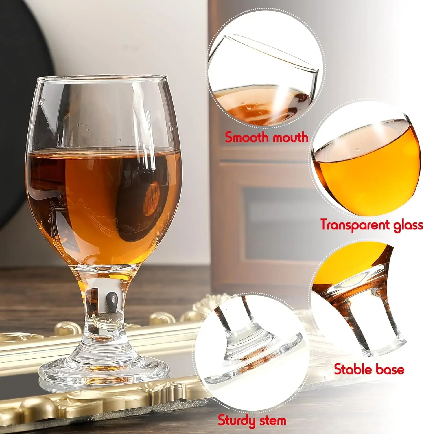 Set of 48 Clear Glasses 13.5 o – обзор и цена Wine Beer Glass Set