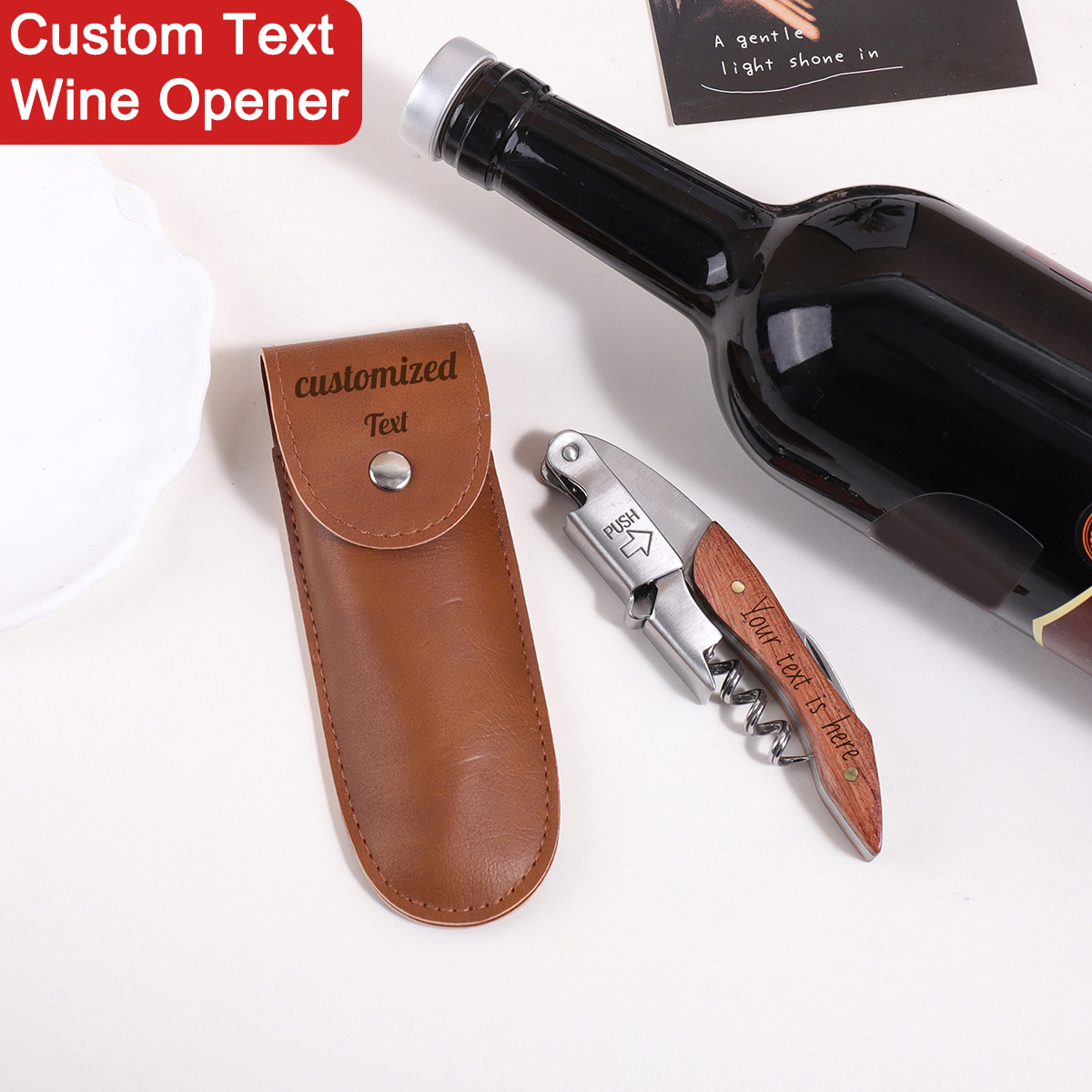 Wooden Handle Custom Text Wine – обзор и цена Wine In Beer Name