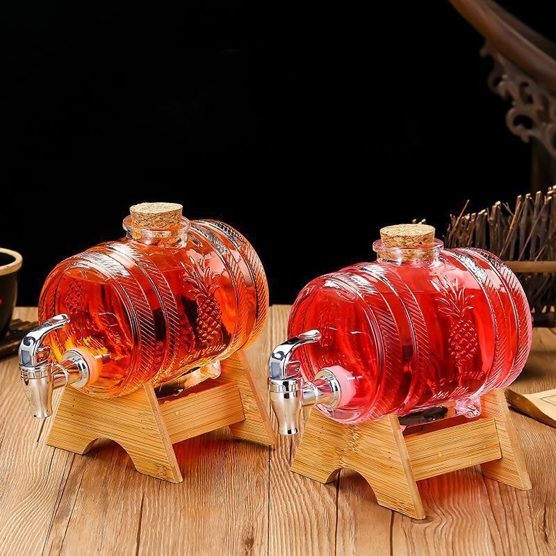 1L Glass Whiskey Barrel Wine B – обзор и цена Wine To Beer Alcohol