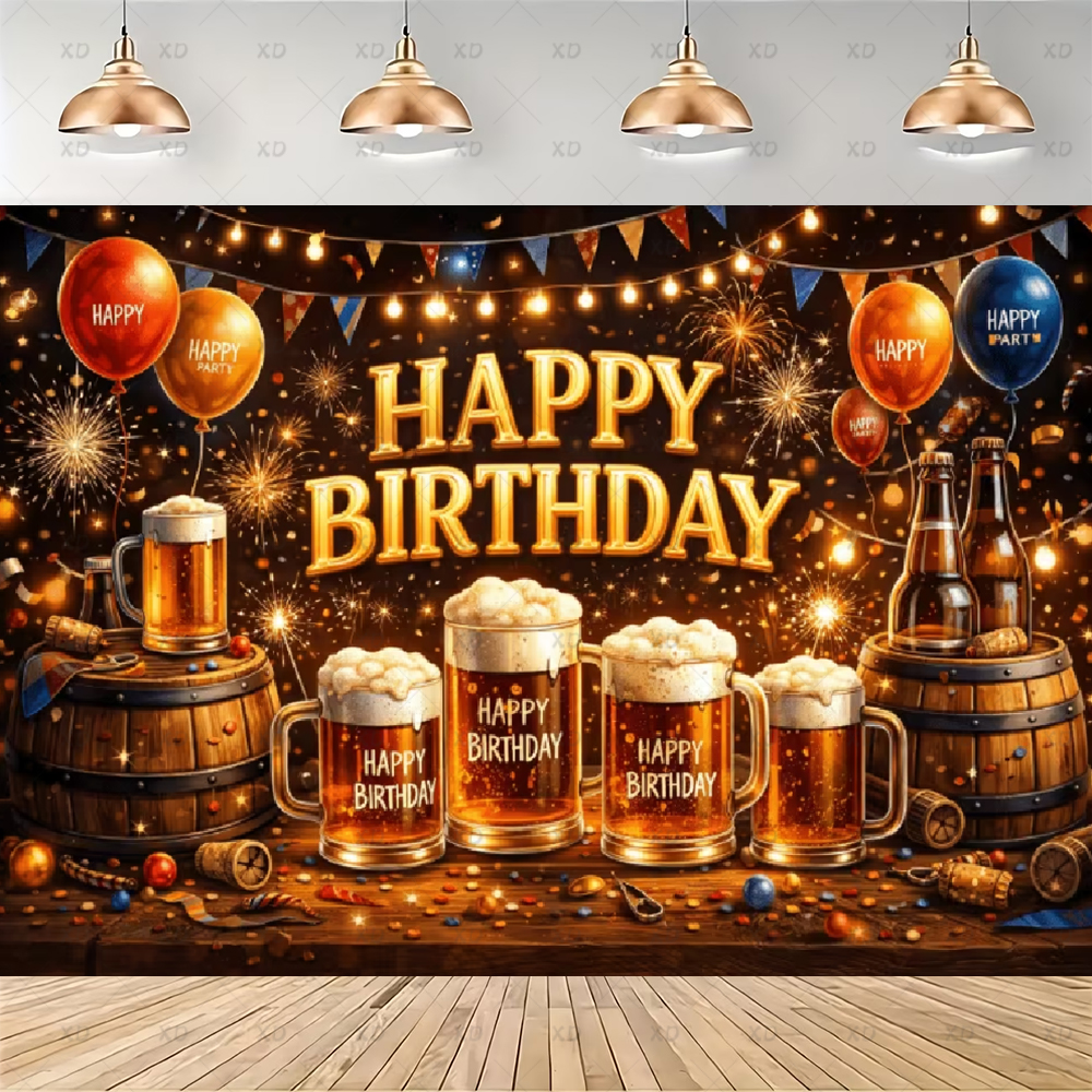 Beer Birthday Party Decoration – обзор и цена Wine Beer Food