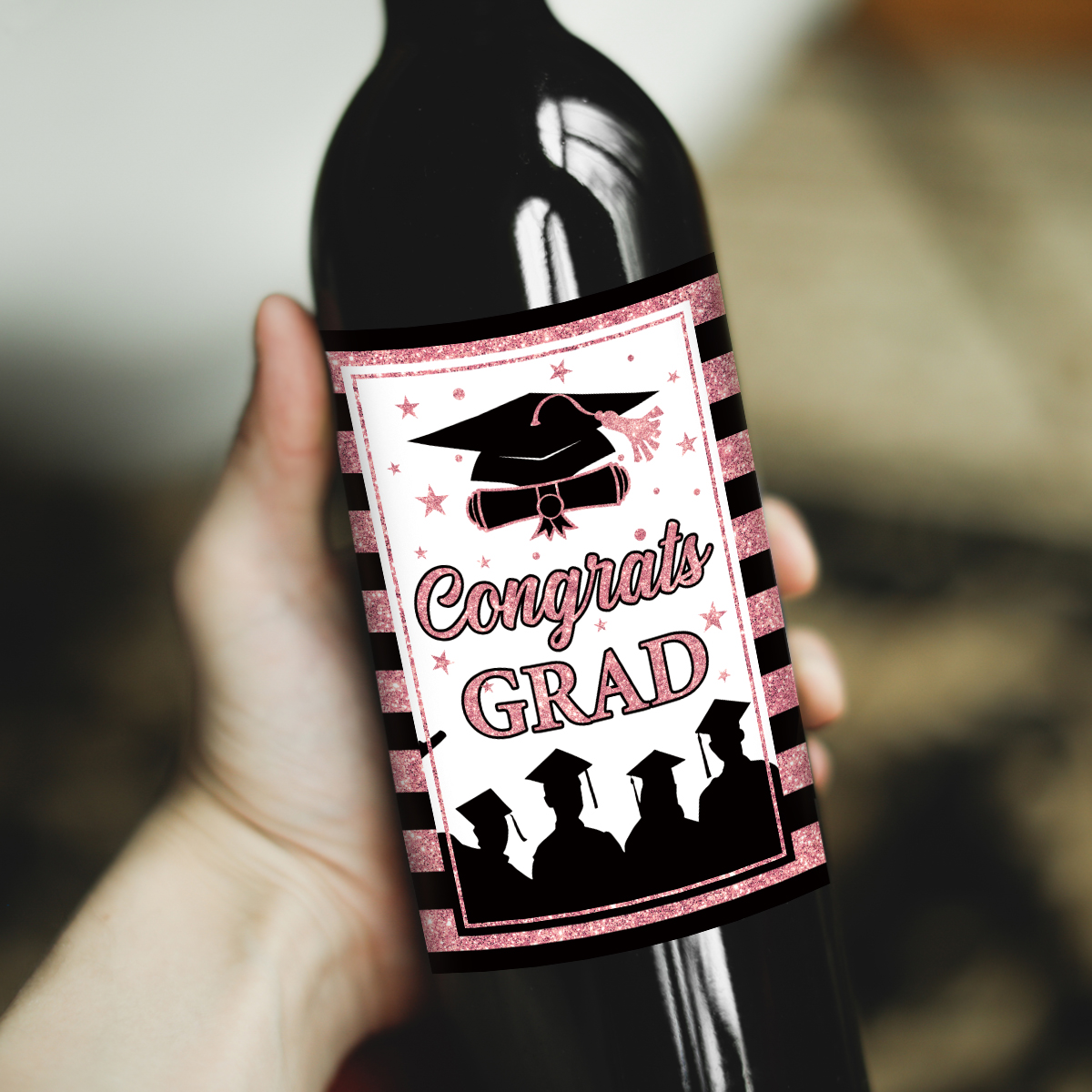 6pcs Congrats Grad Class 2026  – обзор и цена Wine In Beer Bottle