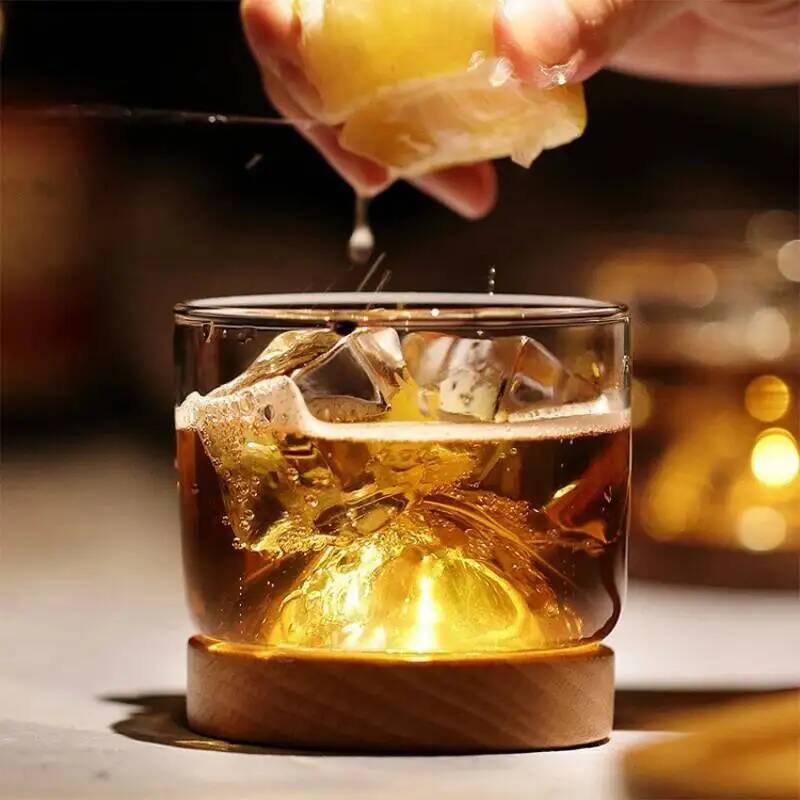 Japanese Style Walnut Coaster  – обзор и цена Wine Beer Glass Set