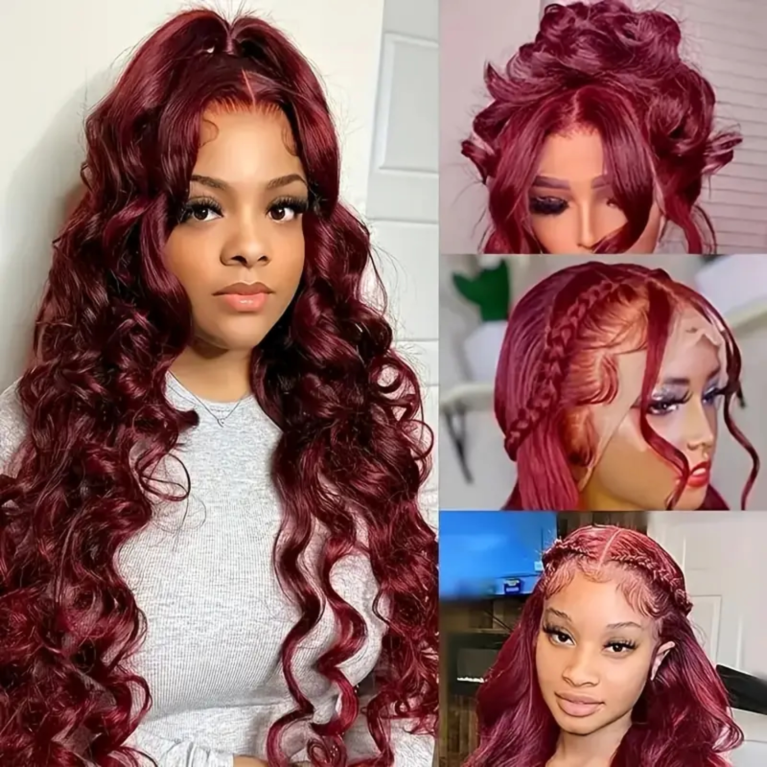 99j Burgundy Lace Front Wig Hu – обзор и цена Wine & Beer Packages